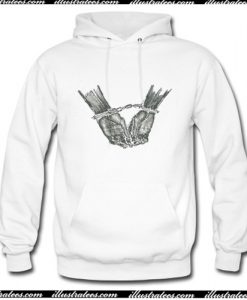 Men Hands Print Hoodie AI