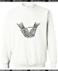 Men Hands Print Sweatshirt AI