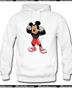 Mickey Mouse Muscle Hoodie AI