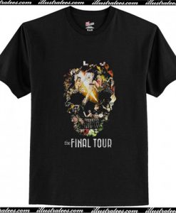 Motley Crue Siyah Final Tour T Shirt AI