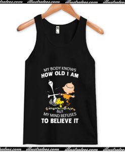 My Body Knows How Old I Am Tank Top AI