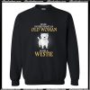 Never Underestimate An Old Woman With A Westie Sweatshirt AI