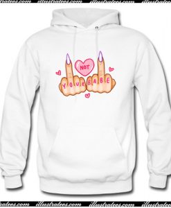 Not Your Babe Hoodie AI