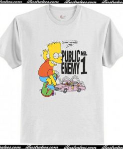 Off White Bart Public Enemy T Shirt AI
