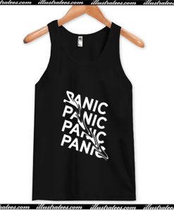 Panic Font Tank Top AI