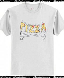 Pizza Crossbones T Shirt AI