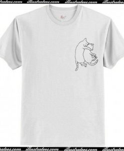 Sleepy Cat T Shirt AI