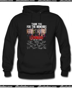 Thank You for the Memories Avengers 2008 2019 Hoodie AI