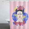 Tribute to Frida Shower Curtain AI