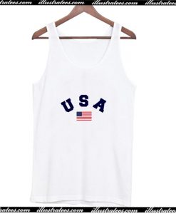 USA Flag Tank Top AI