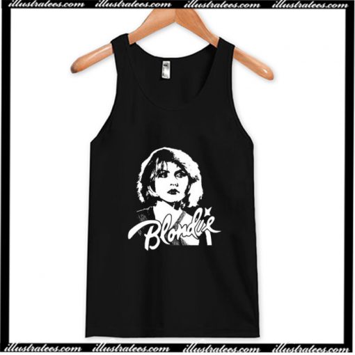 Vintage Rock Blondie Cool 80s Band Tank Top AI