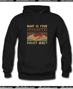 What is Your Spaghetti Policy Here Hoodie AI