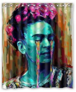 frida kahlo Painting Shower Curtain AI