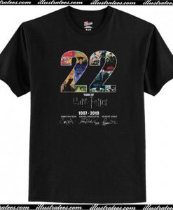 22 Years Of Harry Potter 1997 2019 Signature T Shirt AI