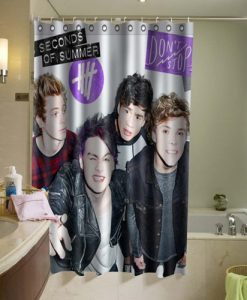 5 Second of Summer 5SOS 5 SOS Shower Curtain AI