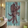 Amazing Octopus Shower Curtain AI