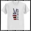 America Flag Free Finger T Shirt AI