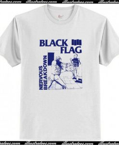 Black Flag Nervous Breakdown T Shirt AI