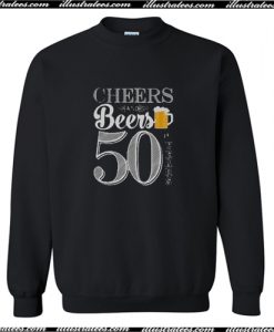 Cheers and Beers to 50 Years Men’s Hotpicks Sweatshirt AI