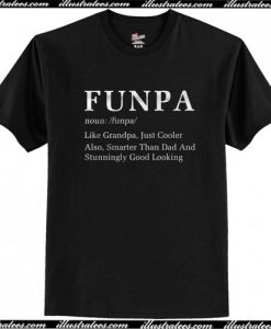 Funpa Grandpa Father Day Gift T Shirt AI