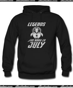 Iron Man Legends Are Born In July Hoodie AI