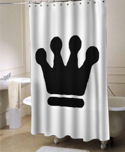 Kids Shower Curtain – Black and White Shower Curtain AI