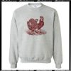 Rooster and Hen Sweatshirt AI