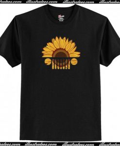 Sunflower Jeep T-Shirt AI