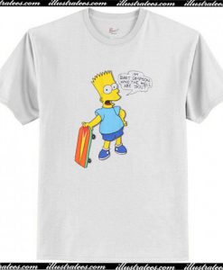 Vintage 1989 Bart Simpson Who the Hell are You T Shirt AI