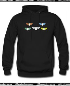 colored owls unite Hoodie AI