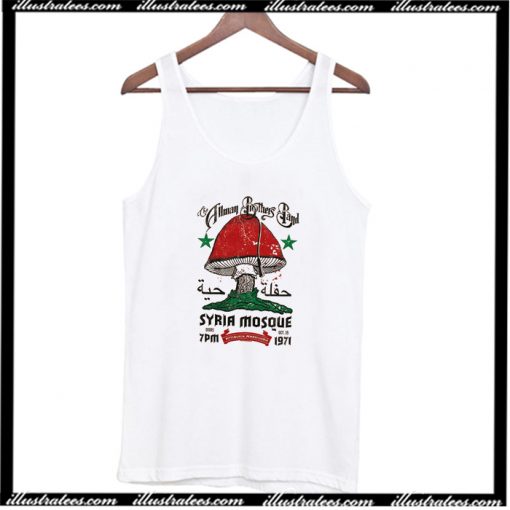 Allman Brothers Band Syria Mosque 1971 Tank Top AI