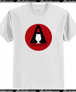 Amsterdam Cafe T-Shirt AI