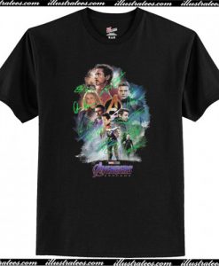 Avenger Endgame Poster Signature T-Shirt AI