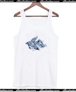 Batta Blue Tank Top AI