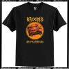 Brooms Are For Amateurs School Bus Halloween T-Shirt AI