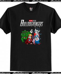 Bulldog Bullvengers Avengers Endgame T-Shirt AI