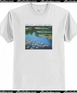 Claude Monet Painting Water Lilies T-Shirt AI