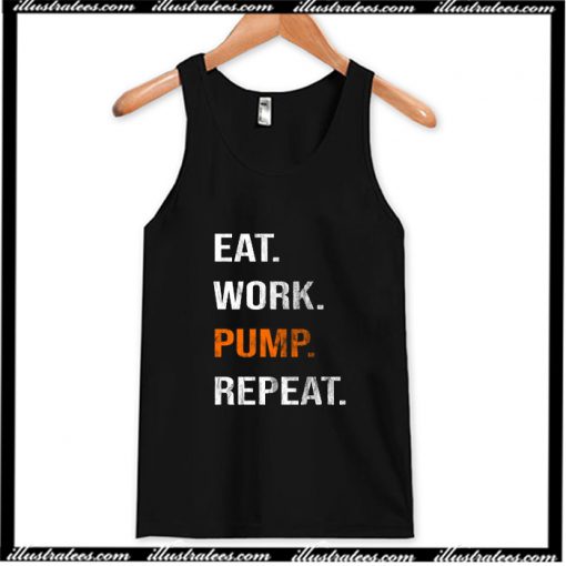 Eat Work Pump Repeat Tank Top AI