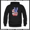 Fourth 4th of July Shirt American Flag Peace Sign Hand Hoodie AI