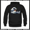 Great Wave Surfer Hoodie AI