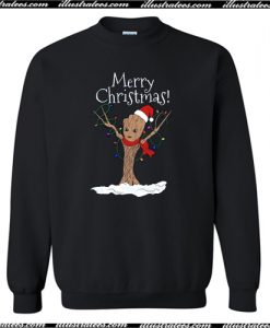 Groot Merry Christmas Sweatshirt AI