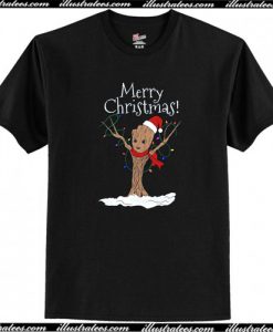 Groot Merry Christmas T-Shirt AI