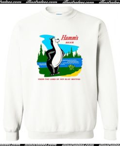 Hamm’s Beer Bear Lake Sweatshirt AI