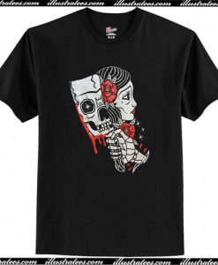 Hatchet Rose Horror T-Shirt AI