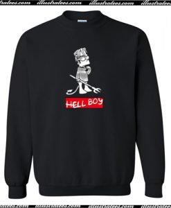 Hellboy Bart Simpson Sweatshirt AI