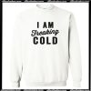 I Am Freakig Cold Sweatshirt AI