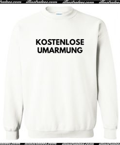 Kostenlose Umarmung-Sweatshirt AI