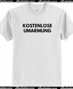 Kostenlose Umarmung T Shirt AI