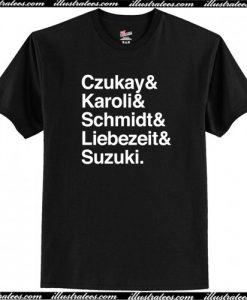 Krautrock Names List Design T-Shirt AI