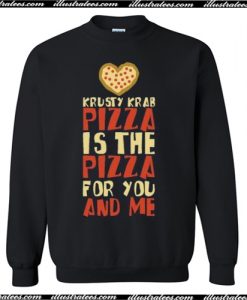 Krusty Krab Pizza Sweatshirt AI